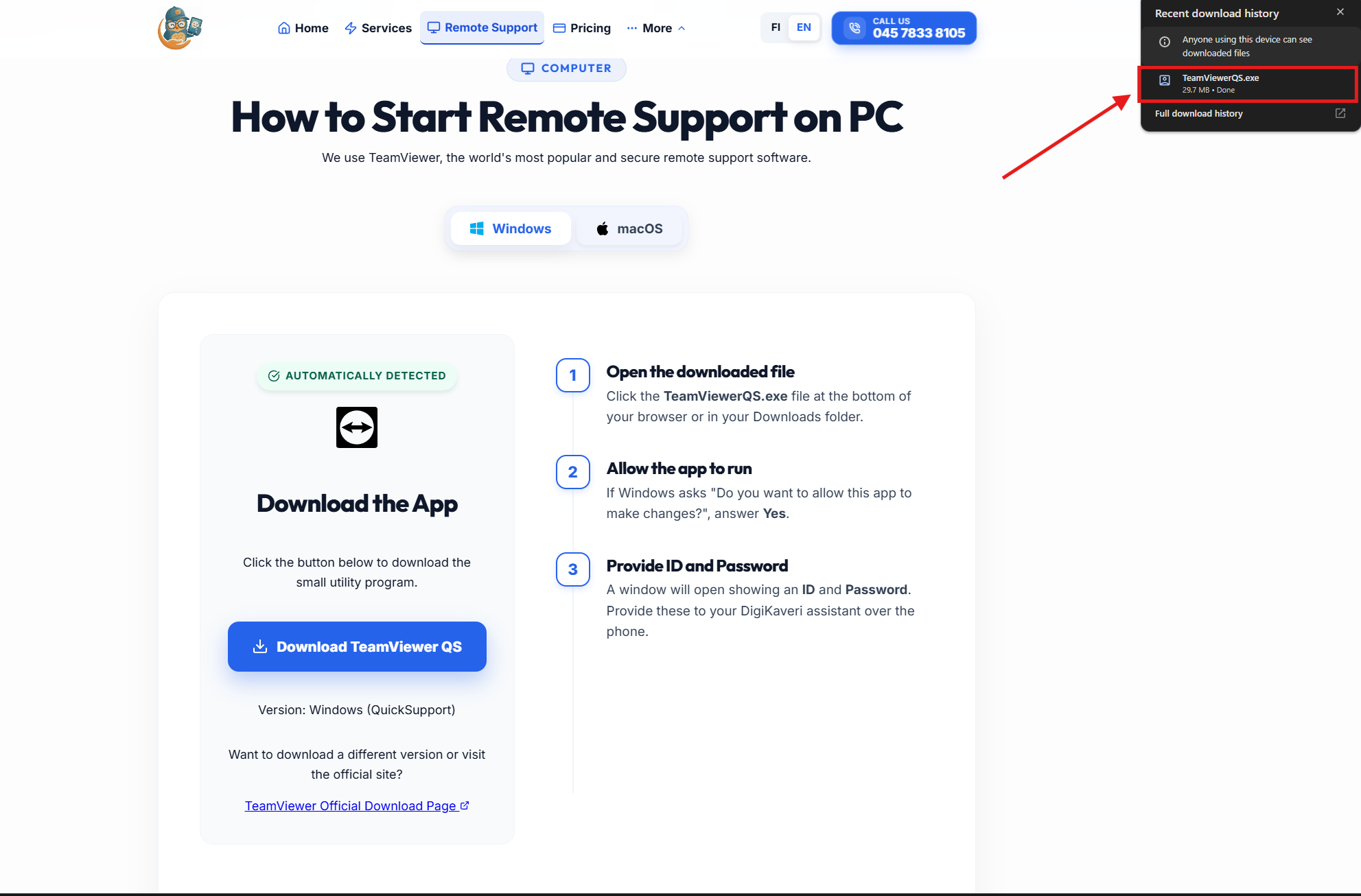 Step 2: Open File
